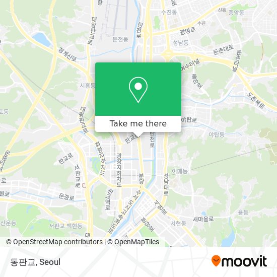 동판교 map