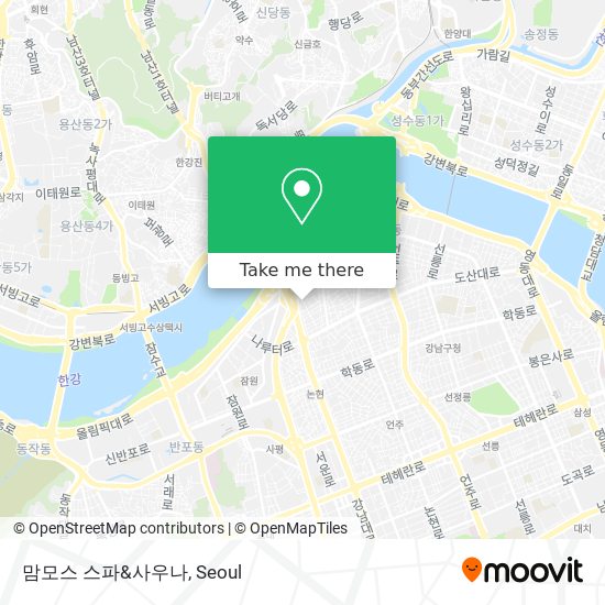 맘모스 스파&사우나 map
