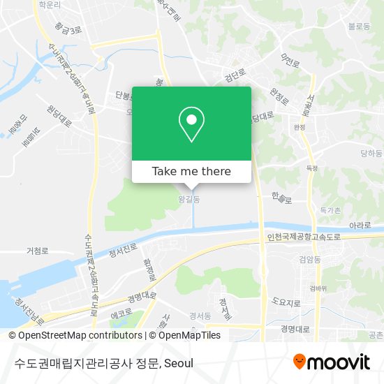 수도권매립지관리공사 정문 map