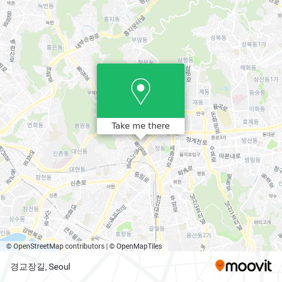 경교장길 map