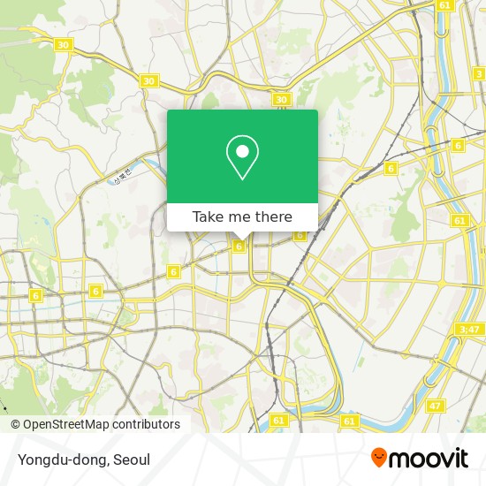 Yongdu-dong map