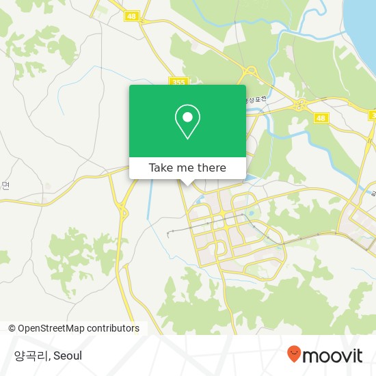 양곡리 map