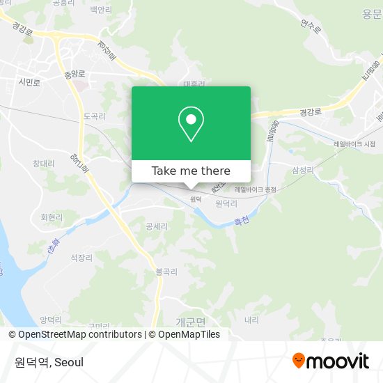 원덕역 map