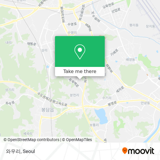 와우리 map