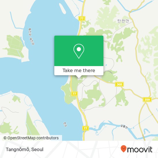 Tangnŏmŏ map