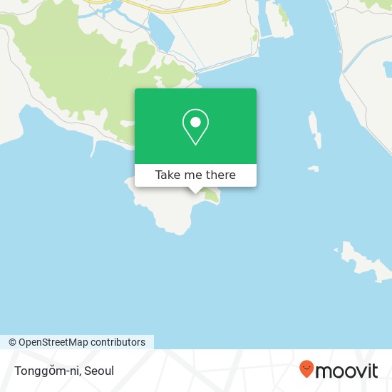 Tonggŏm-ni map