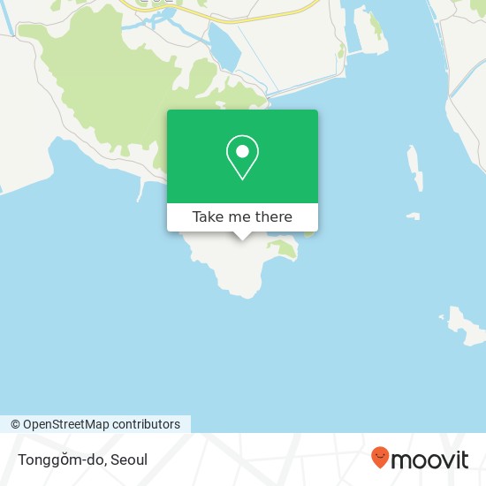 Tonggŏm-do map