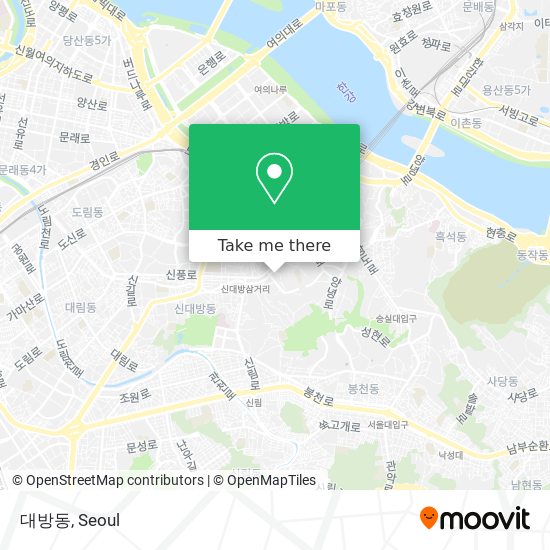 대방동 map