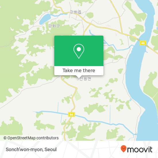 Sonch’won-myon map