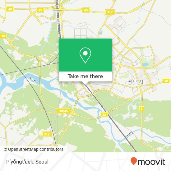 P’yŏngt’aek map