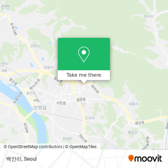 백안리 map