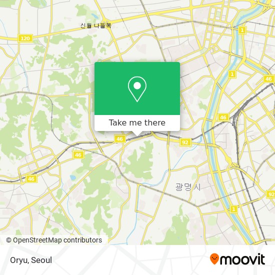 Oryu map