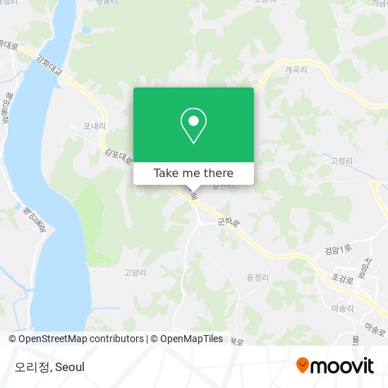 오리정 map