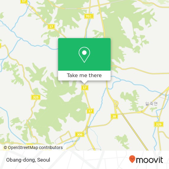 Obang-dong map