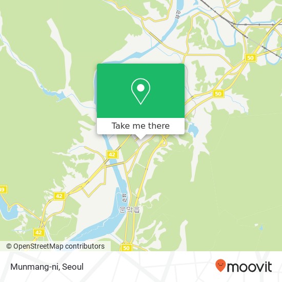 Munmang-ni map