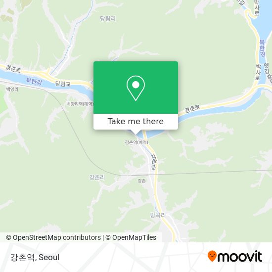 강촌역 map