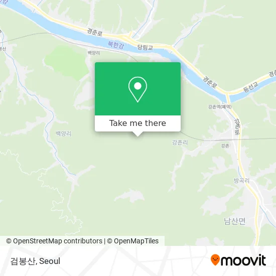 검봉산 map