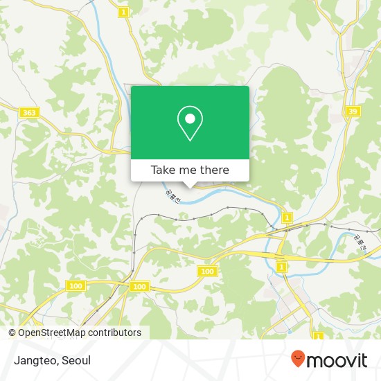 Jangteo map