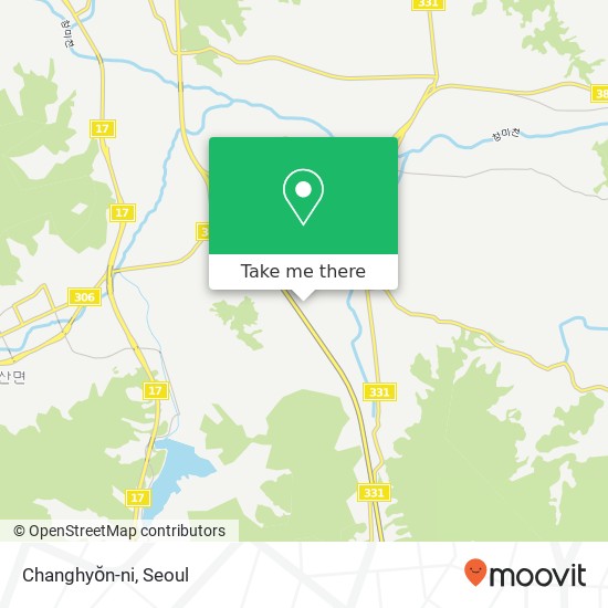 Changhyŏn-ni map