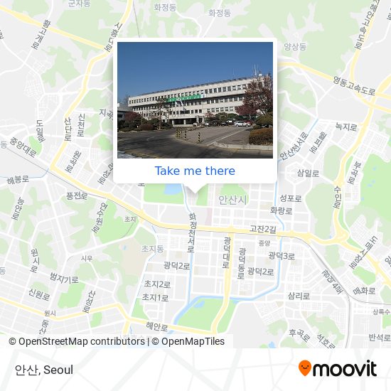 안산 map