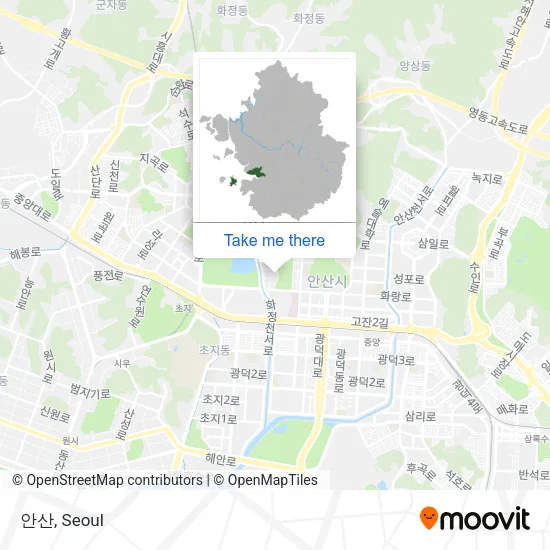 안산 map