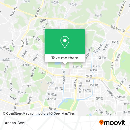 Ansan map
