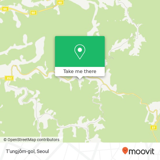 T’ungjŏm-gol map