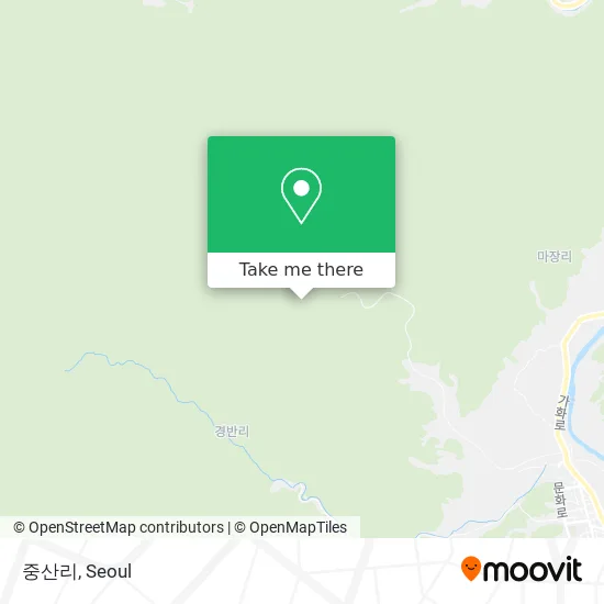 중산리 map