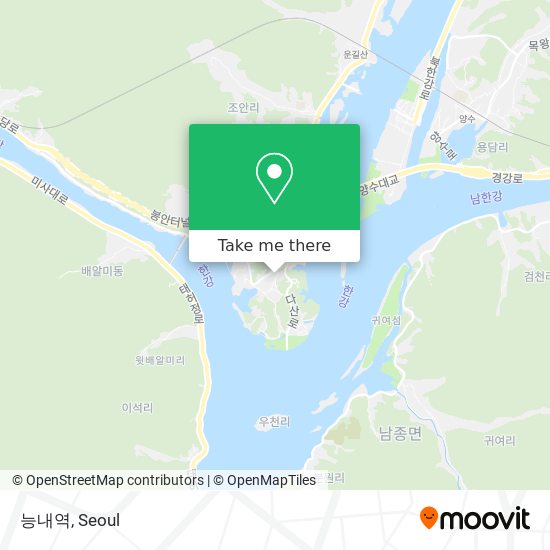 능내역 map
