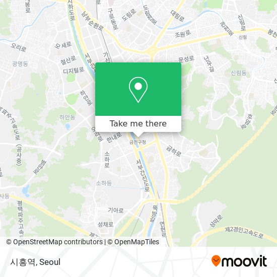 시흥역 map