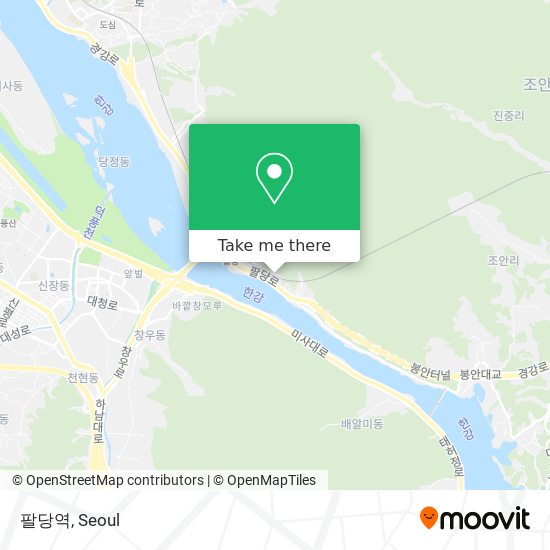 팔당역 map