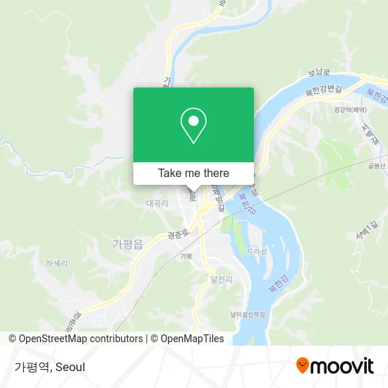가평역 map