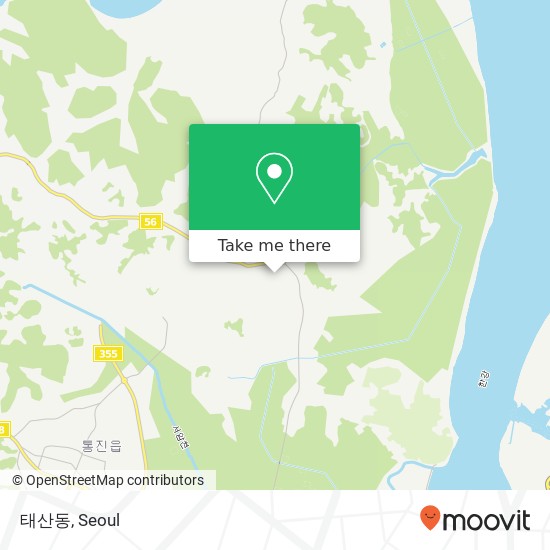 태산동 map