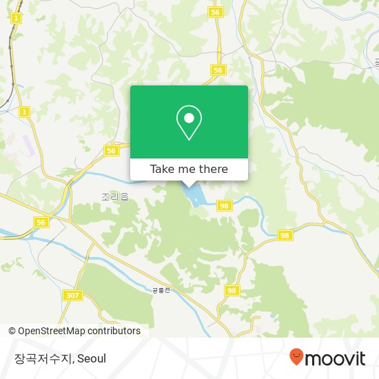 장곡저수지 map