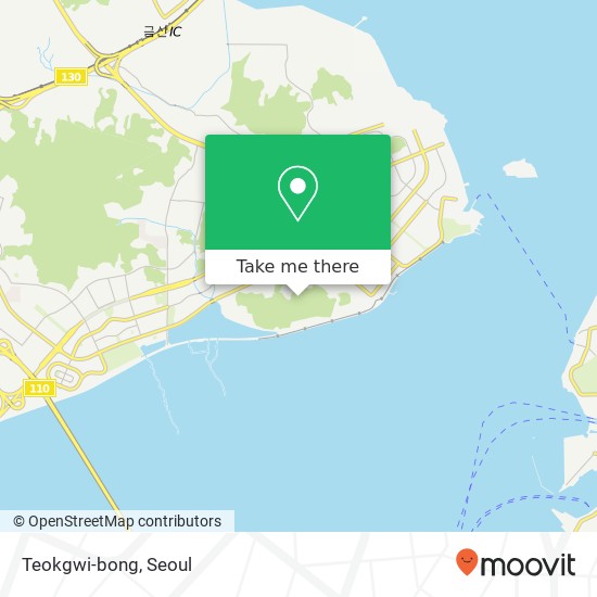 Teokgwi-bong map
