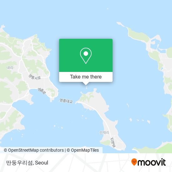 딴둥우리섬 map