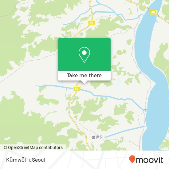 Kŭmwŏl-li map