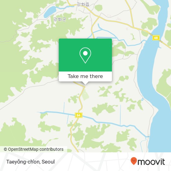 Taeyŏng-ch’on map