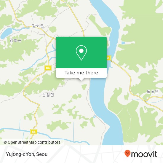 Yujŏng-ch’on map