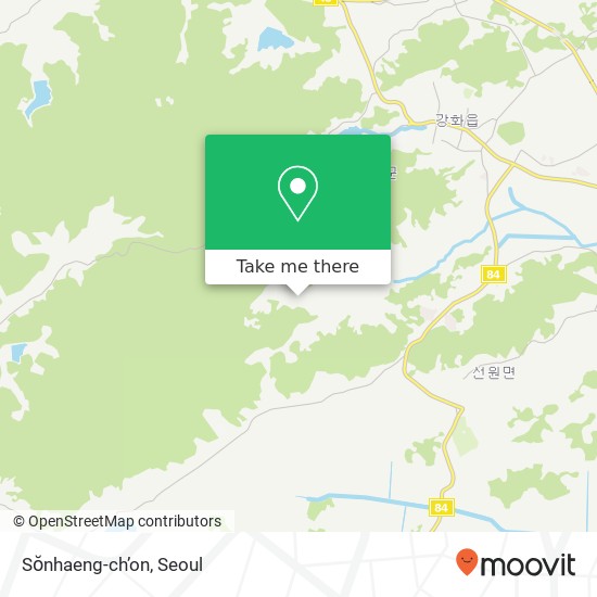 Sŏnhaeng-ch’on map