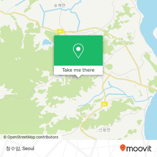 청수암 map