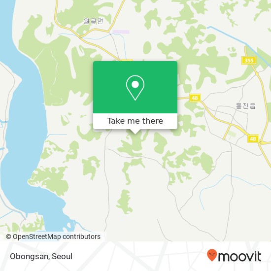 Obongsan map
