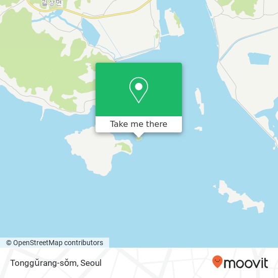 Tonggŭrang-sŏm map