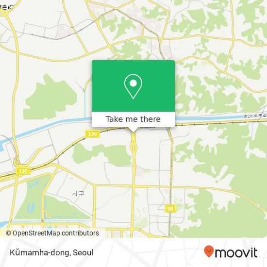 Kŭmamha-dong map