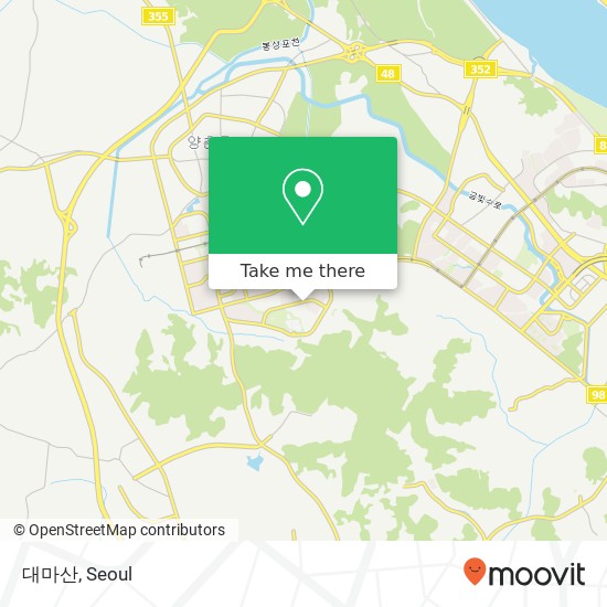 대마산 map