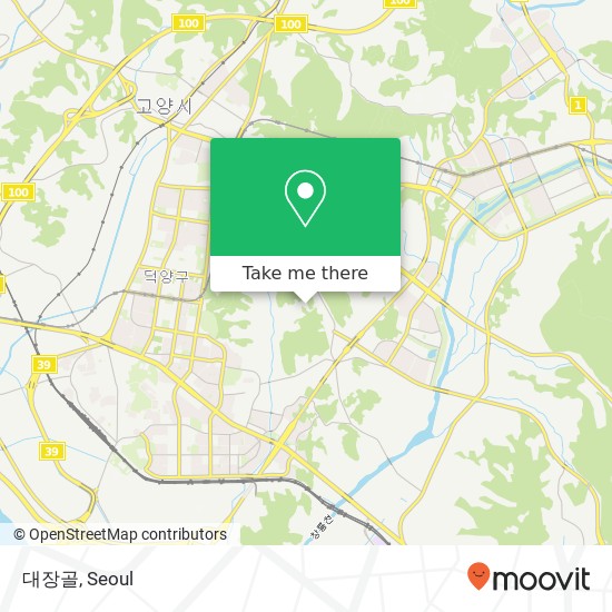 대장골 map