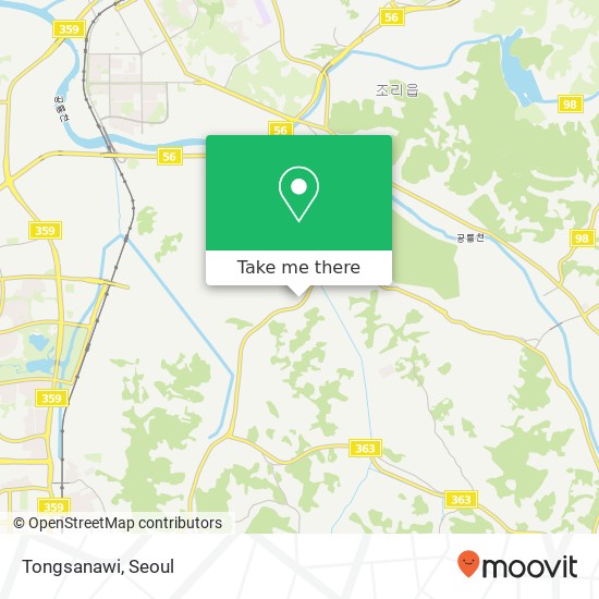 Tongsanawi map