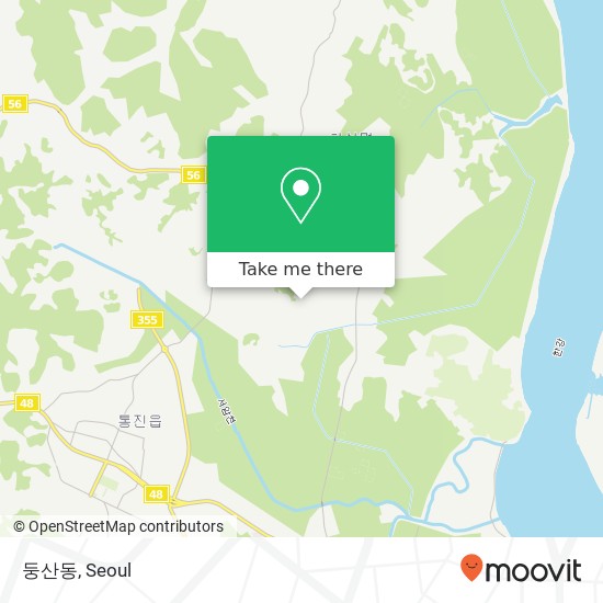 둥산동 map