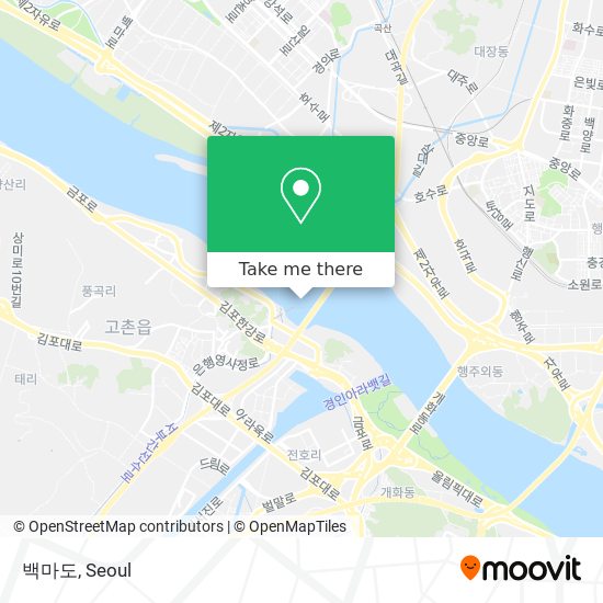 백마도 map