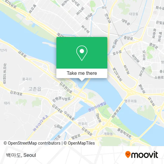 백마도 map